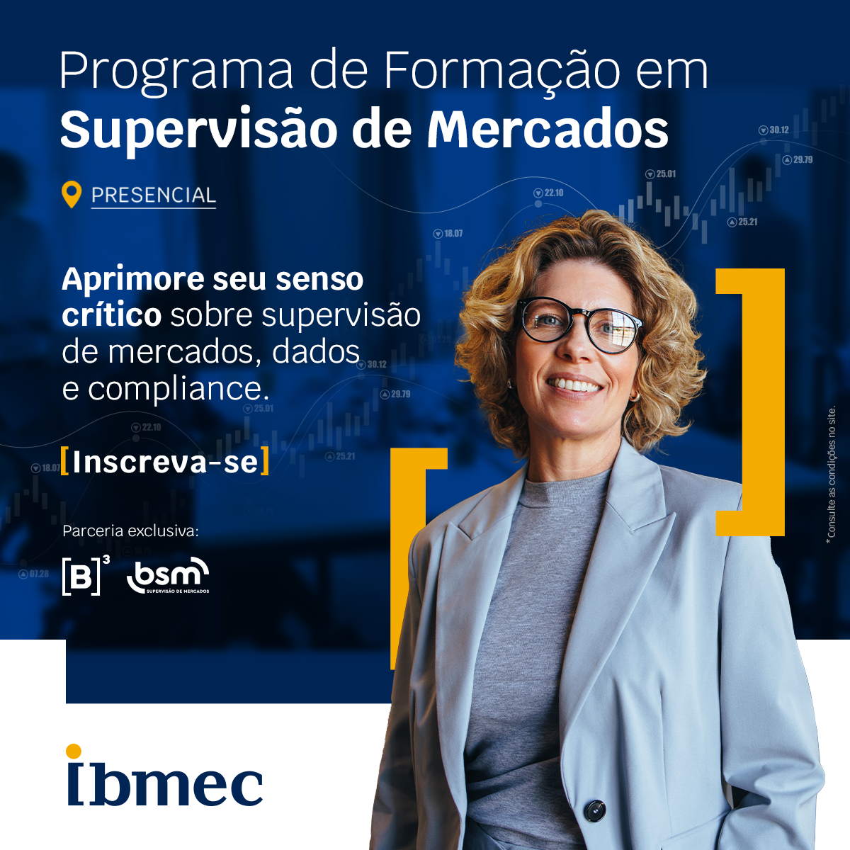 uma mulher no fundo escrito inscreva-se