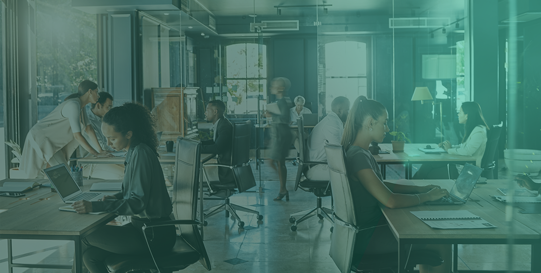 Imagem de pessoas trabalhando